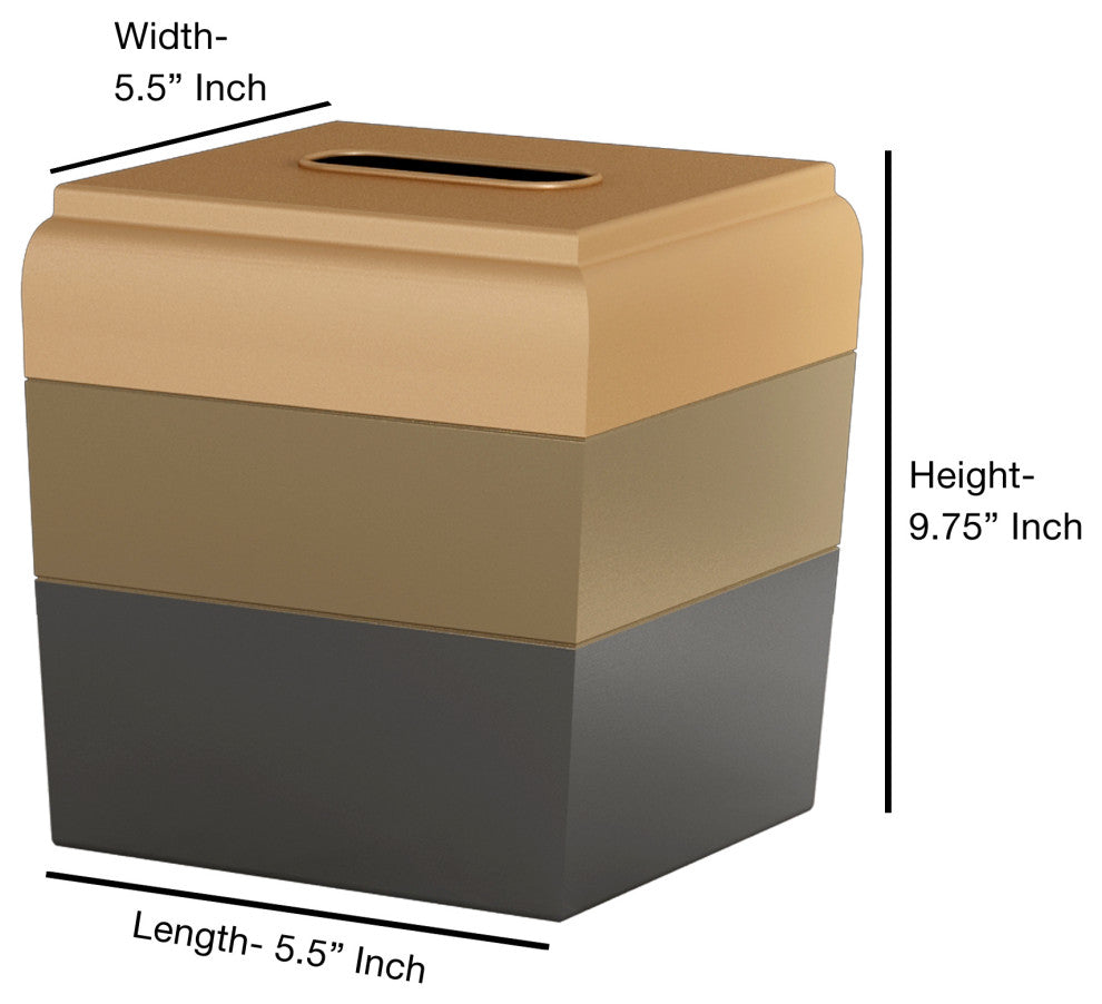 nu steel Horizon 3 Tone Copper Boutique Tissue