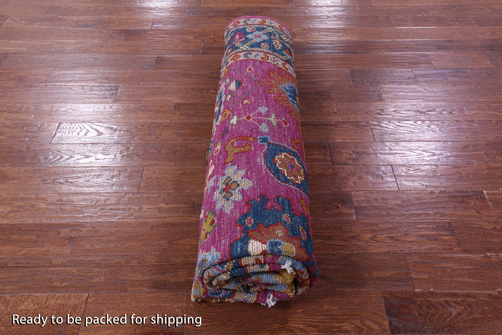 Turkish Oushak Handmade Wool Rug 8' 0" X 10' 2" - Q15848