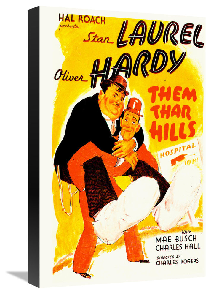 Laurel and Hardy, Them Thar Hills, 1934, 15x22