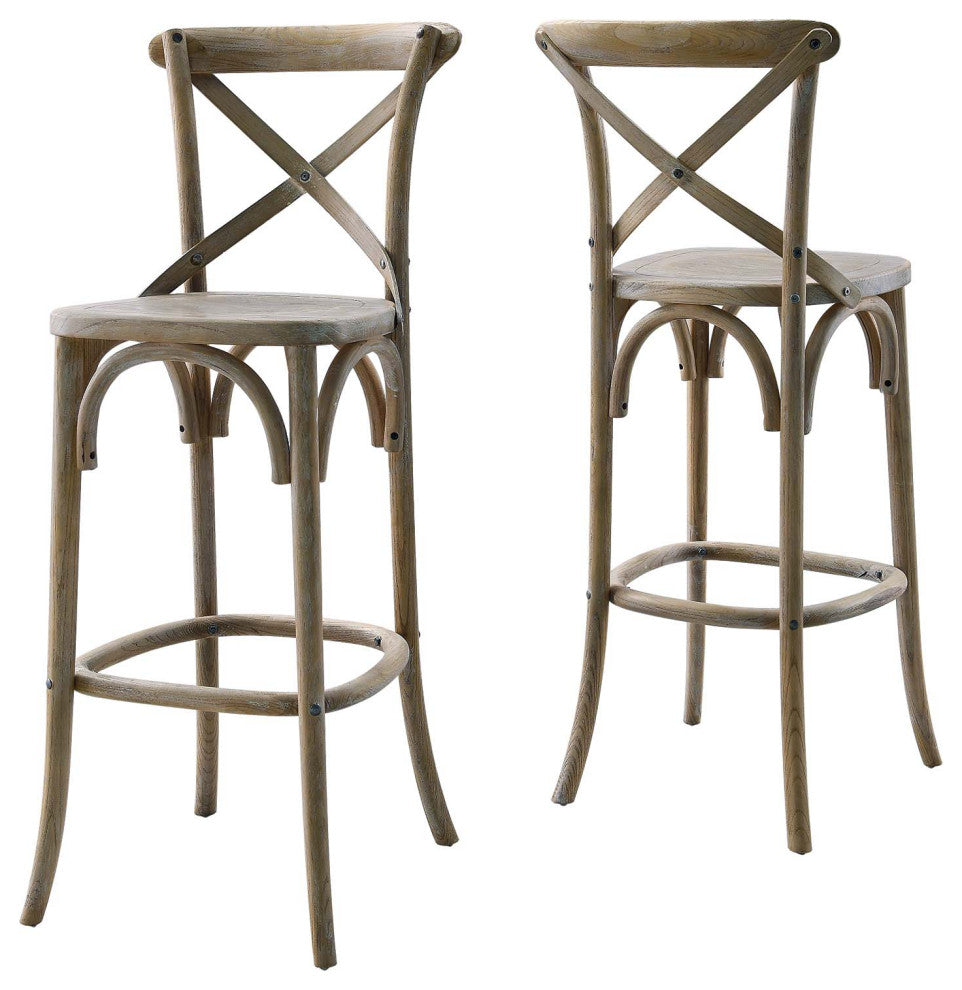 Gear Bar Stool, Gray