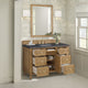 Lorelai 48" Single Vanity, Light Natural Oak, 3 CM Charcoal Soapstone Top