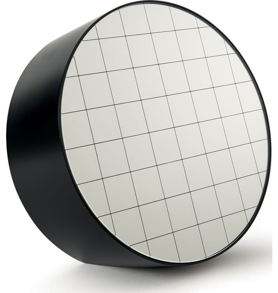 Atipico Centimetri 33 Wall Mirror, Jet Black/Black