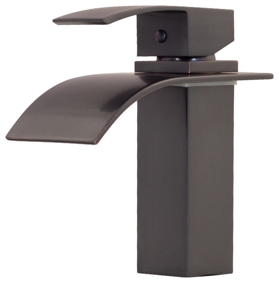Novatto Remi Single Lever WaterSaver Bathroom Faucet, GF-136SWS, Oil Rubbed Bronze