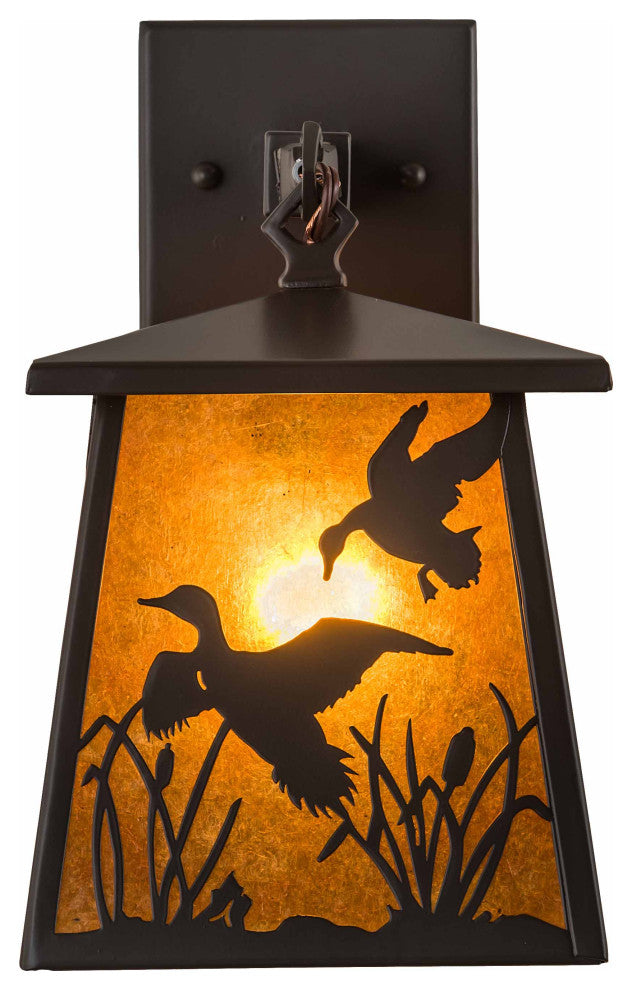 7W Ducks in Flight Wall Sconce