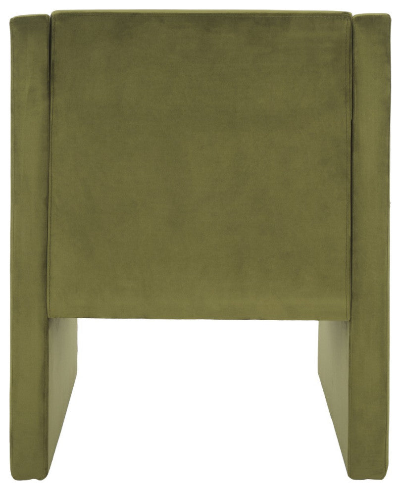 Safavieh Ylva Accent Chair, Olive Green