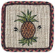 Pineapple Wicker Weave Trivet 9"x9"