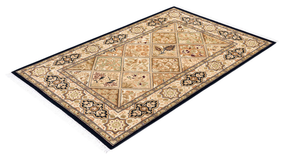 MOGUL, Hand Knotted Area Rug 4' 1" X 2' 8"