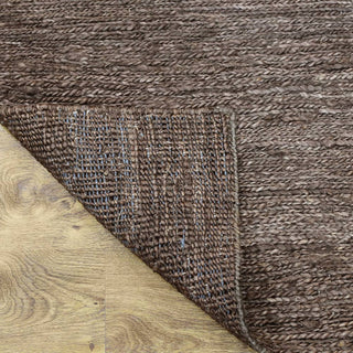 Hand Knotted Sumak Jute Eco-friendly Area Rug Solid Light Brown, [Rectangle] 3'x5'