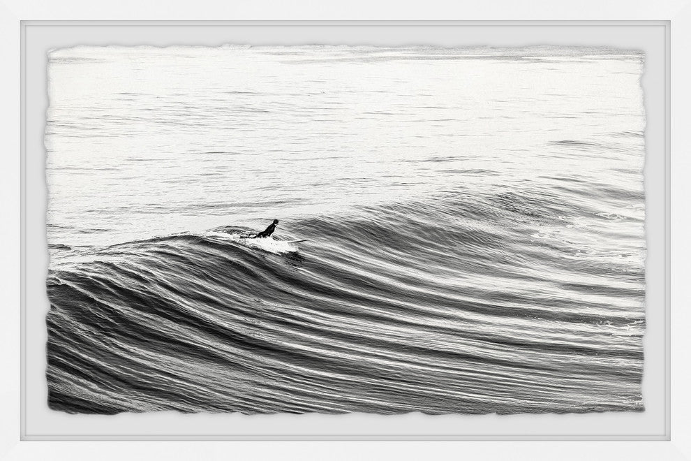 "Morning Glide" Framed Painting Print, 36"x24"