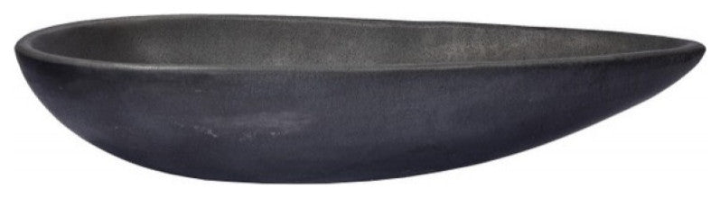 Eden Bath EB_S024LS-H Pod Shaped Vessel Sink - Honed Lava Stone