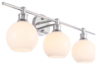 Elegant Lighting LD2319 Collier 3 Light 28"W Vanity Light - Brass