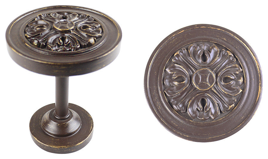 Urbanest Set of 2 Hamlin Drapery Medallion Holdback, Bronze With Gold