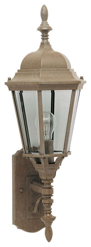 Maxim 1003 Westlake 24" 1 Light Wall Sconce - Black / Clear Glass