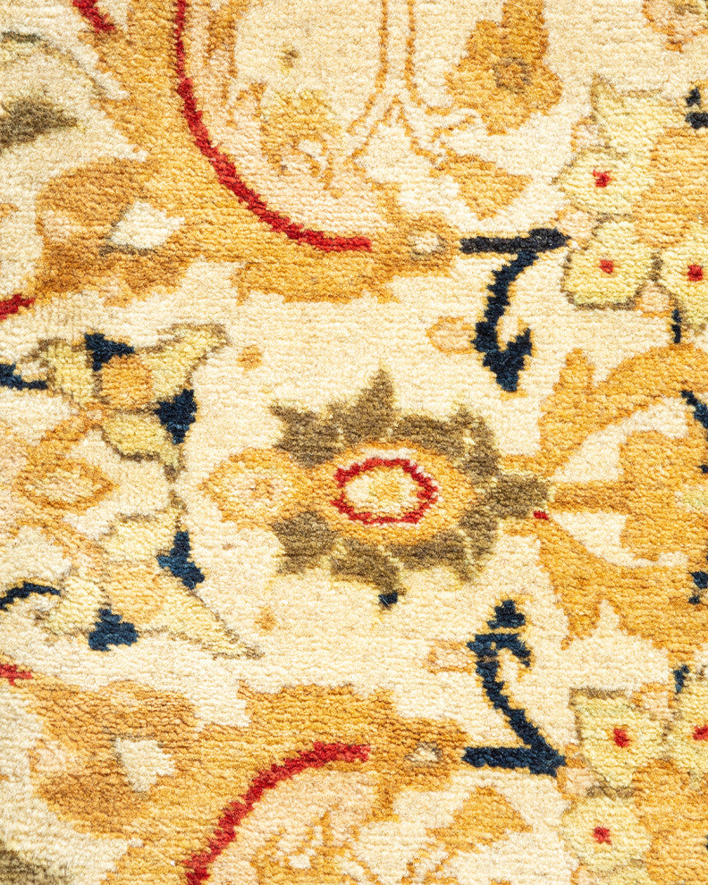 Cecilia, One-of-a-Kind Hand-Knotted Area Rug Ivory, 6'2"x9'1"