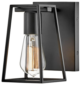 Hinkley Filmore Small Single Light Vanity, Black