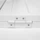 Plantation Bi-fold Closet Door, Louver/Louver, White, 1"x36"x80"