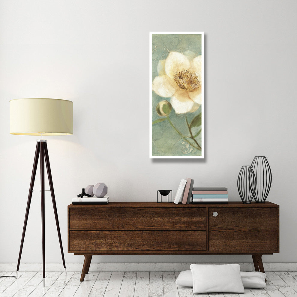 "Pretty Peony Crop" Digital Paper Print by Albena Hristova, 22"x52"