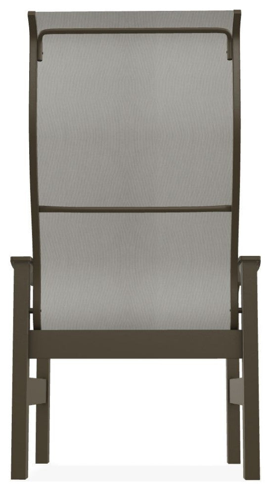 Leeward Sling Outdoor Supreme Armchair, Augustine Oyster/Beachwood