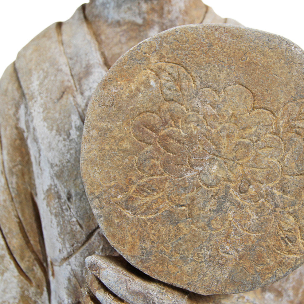 Consigned Stone Geisha Garden Statue