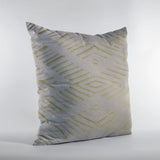 Plutus Yellow Hypno Abstract Luxury Throw Pillow, 18"x18"