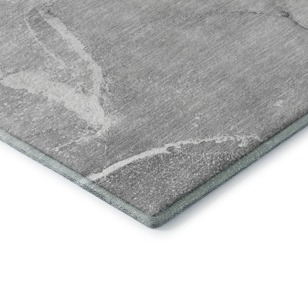 Premium Machine Washable Mayfield AMF510 Gray 2'6" x 3'10" Rug