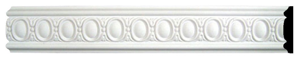 3 1/8"H x 3/4"P x 94 1/2"L Caputo Egg & Dart Panel Moulding