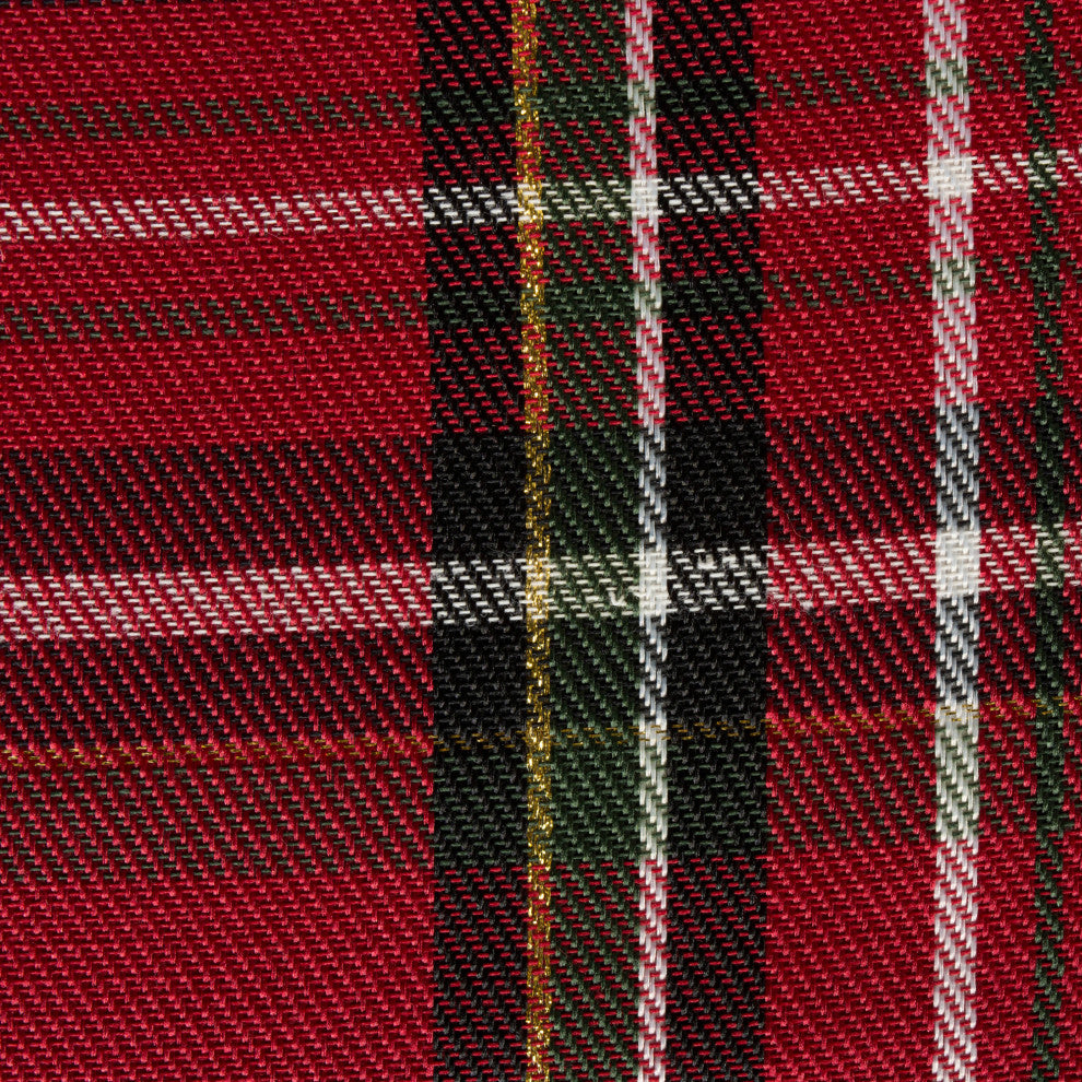 Holiday Metallic Plaid Na-Packin, Set Of 6