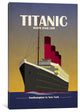 "Titanic Ocean Liner Deco" Wrapped Canvas Print, 40x26x1.5