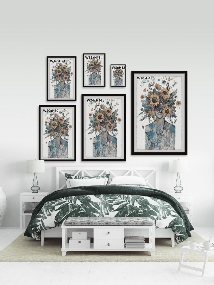 "There Is Beauty in Simplicity" Framed Painting Print, 12x18