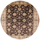 Ahgly Company Indoor Round Mid-Century Modern Area Rugs, 4' Round