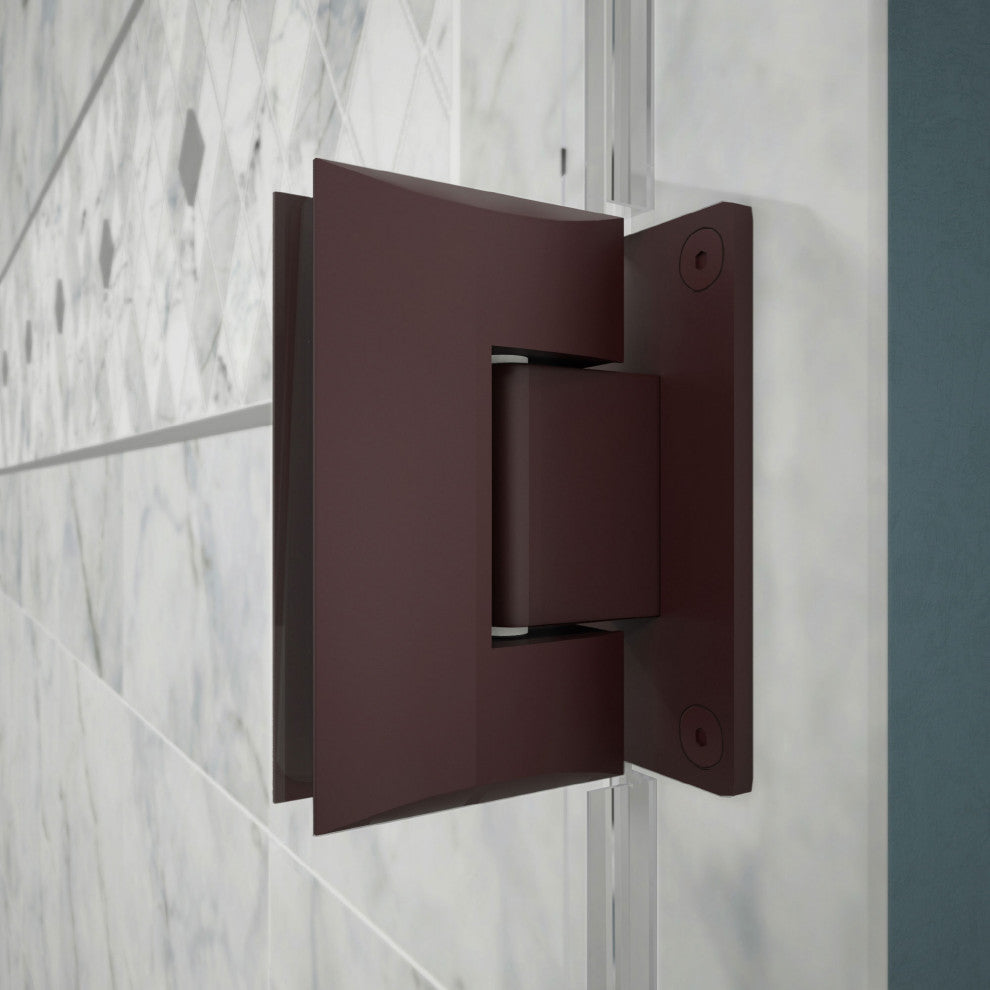 DreamLine Unidoor Plus 34"x34.38"x72" Shower Enclosure, Oil Rubbed Bronze