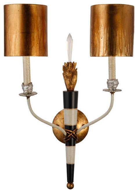 Flambeau 2-Arm Sconce
