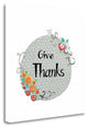 "Give Thanks Pumpkin" By Sarah Ogren, Giclee Print on Gallery Wrap Canvas