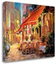 "Cafe In Light" By Haixia Liu,Ready to Hang Giclee Print on Gallery Wrap Canvas