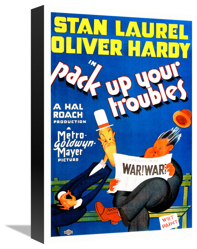 Laurel and Hardy, Pack Up Your Troubles With Laurel and Hardy, 1932, 11x16