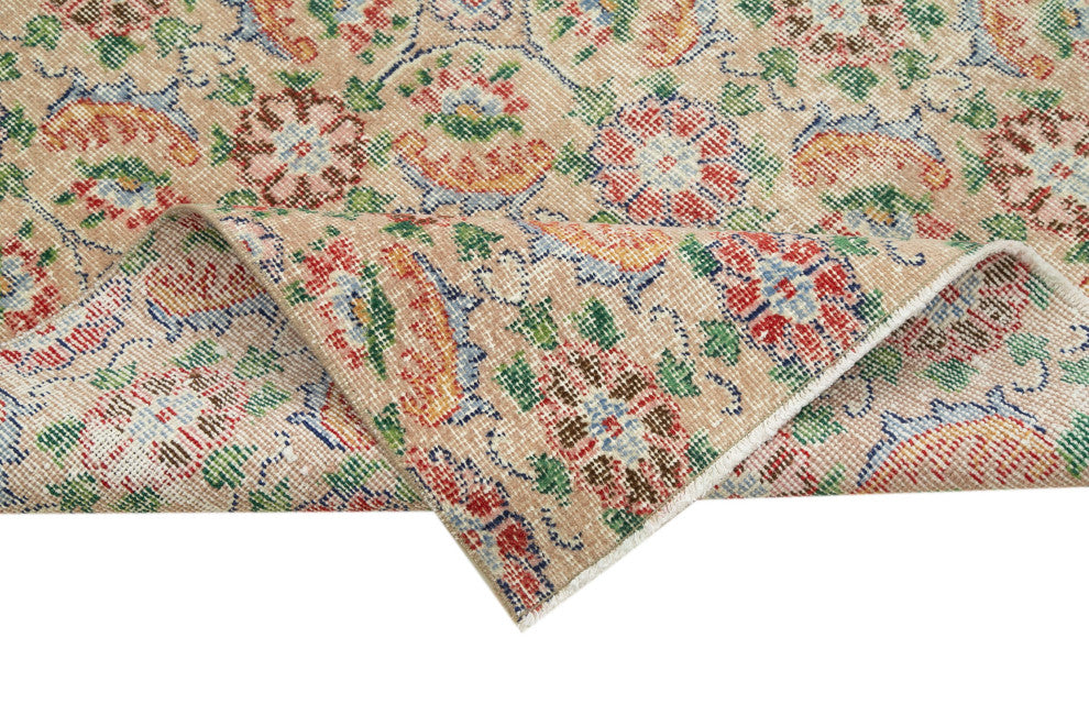 Rug N Carpet - Hand-knotted Anatolian 5' 0'' x 8' 1'' Antique Vintage Rug