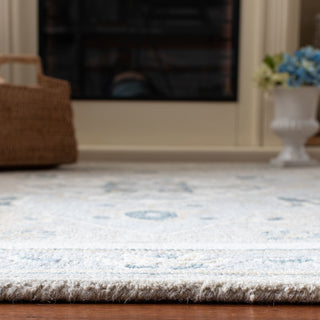 Safavieh Micro-Loop Collection MLP505 Rug, Light Grey/Ivory, 5' X 8'