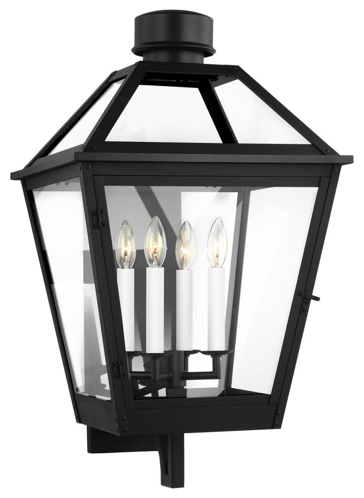 Hyannis Extra Large Lantern, Textured Black