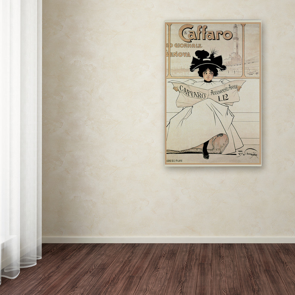 Vintage Lavoie 'Ads Publishing 4' Canvas Art, 12x19