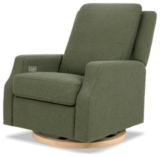 Crewe Electronic Recliner and Swivel Glider, Olive Boucle