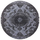 Ahgly Company Indoor Round Mid-Century Modern Area Rugs, 5' Round
