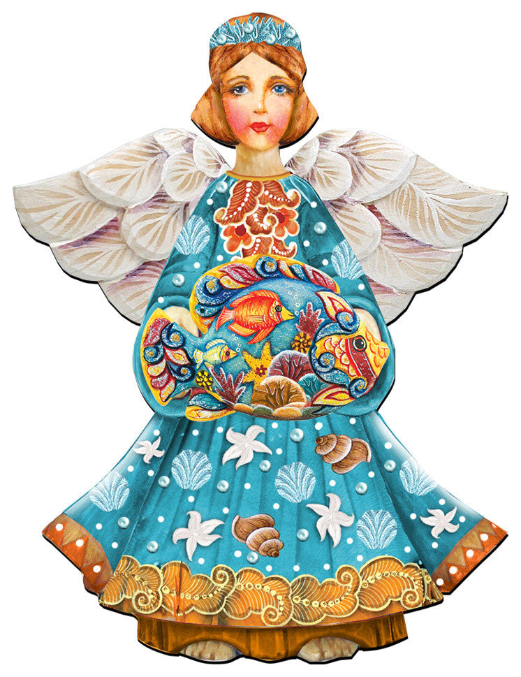 Guardian Of The Sea Angel Door Hanger