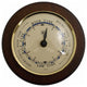 Brass Tide Clock on Cherry Wood