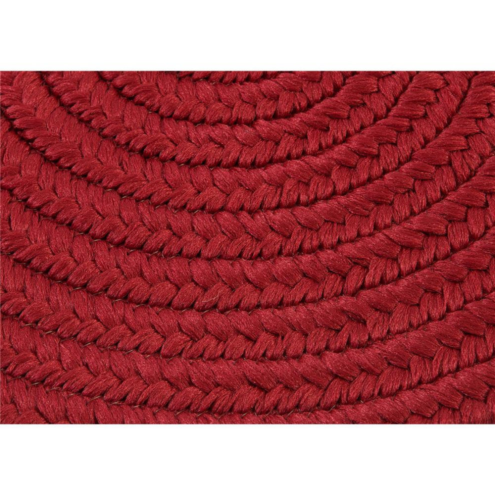 Colonial Mills Rug Reversible Flat-Braid, Oval Runner Red Runner, Oval