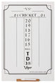 Large Cricket Dry Erase Scoreboard