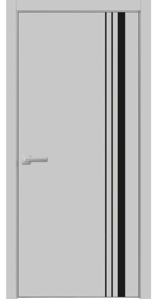 Solid French Door 32 x 80 | Planum 0011 Grey Matte with| Bathroom