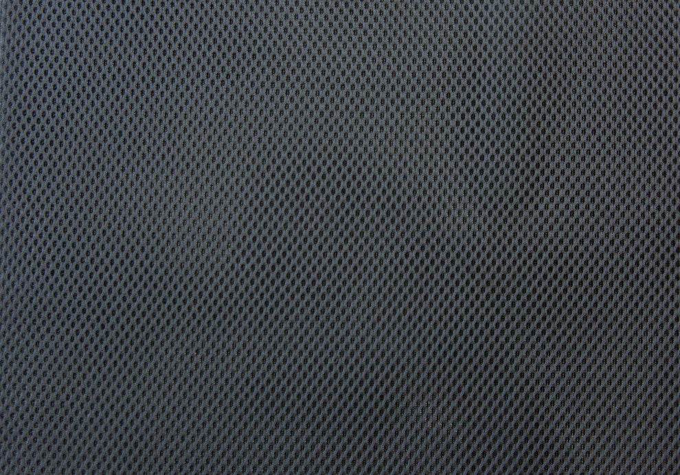 HomeRoots 21.5" x 23" x 33" Grey Foam Metal Polypropylene Polyester Office Chair