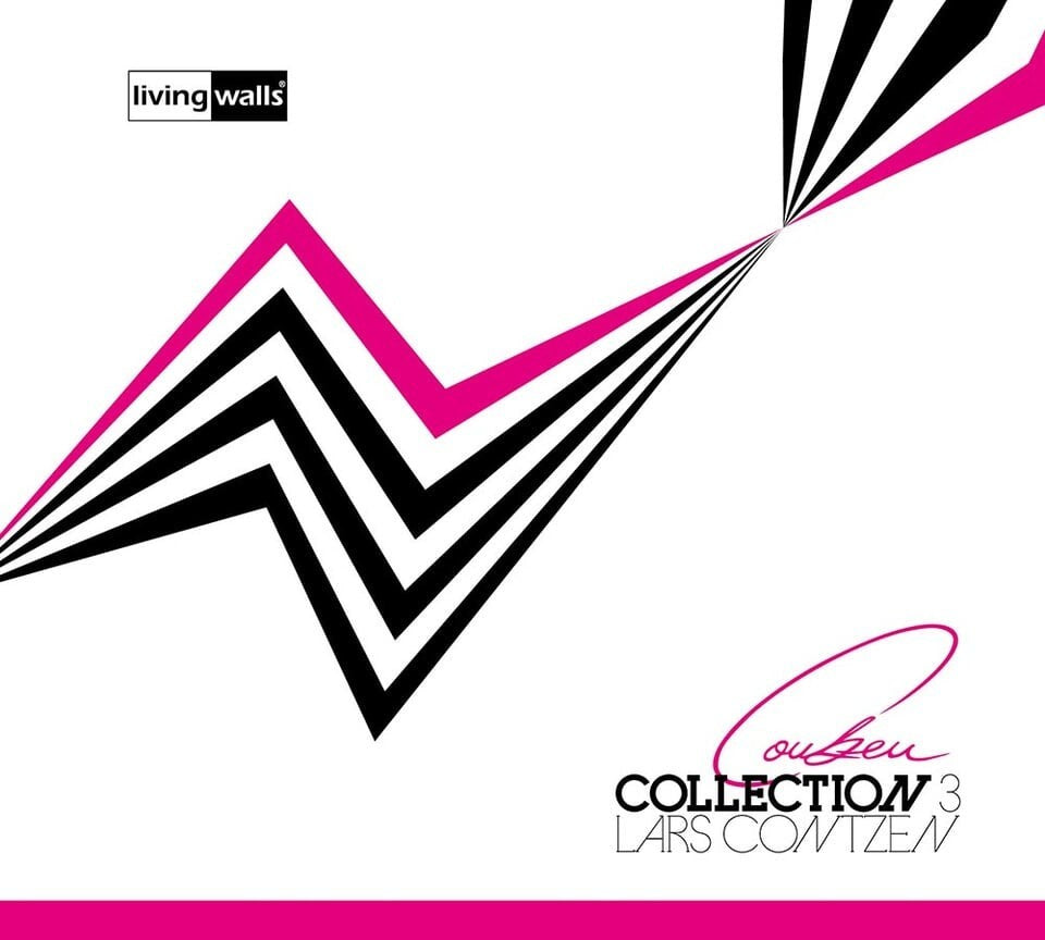 Lars Contzen 3, Modern Abstract Colorful Cream Wallpaper Roll