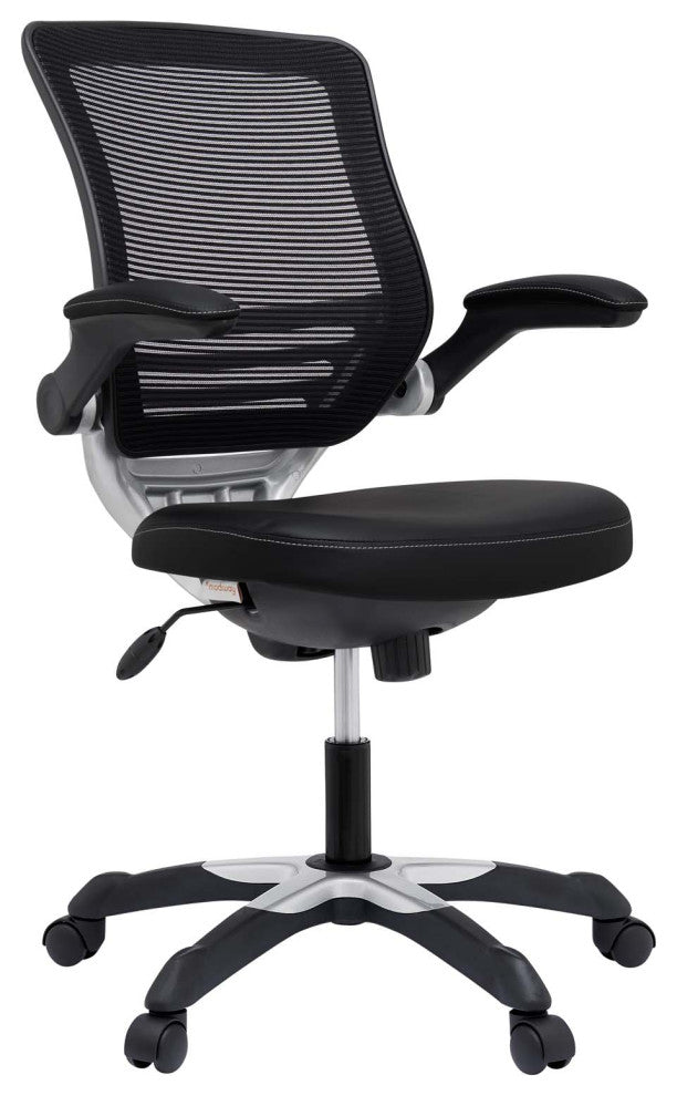 Black Edge Vinyl Office Chair