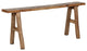 Elaine Acacia Rustic Skinny Bench, Natural by East at Main